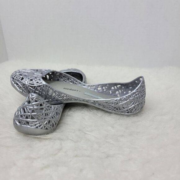Campana Zig Zag Iv Inf 06458 Silver Kids Shoes Size 13 - Picture 6 of 8